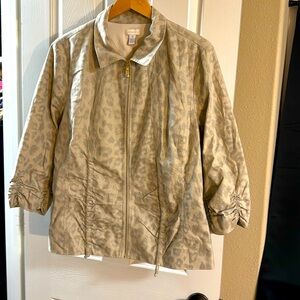104.  Chico’s Jacket size 3 (XL 16)